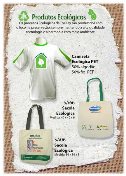 CAMISETAS - SACOLAS ECO